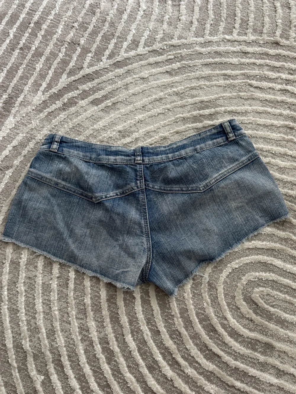 Denim cut off shorts